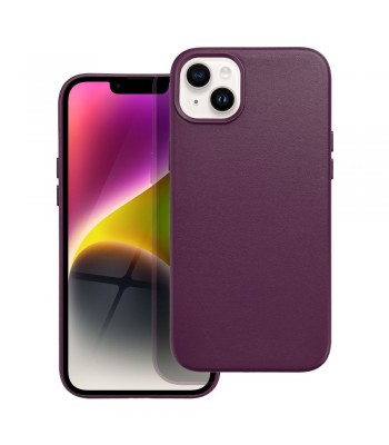 Apple iPhone 14 Plus Leather Mag Cover Dark Violet Кейс