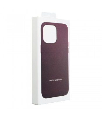 Apple iPhone 14 Plus Leather Mag Cover Dark Violet Кейс