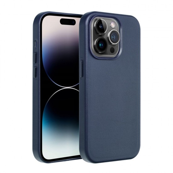 Apple iPhone 14 Pro Leather Mag Cover Indigo Blue Кейс