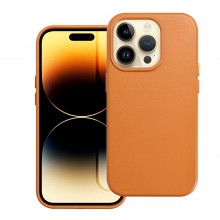 Apple iPhone 14 Pro Leather Mag Cover Orange Кейс Apple iPhone 14 Pro Leather Mag Cover Orange Кейс