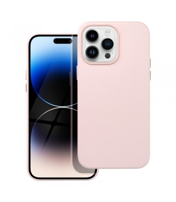 Apple iPhone 14 Pro Max Leather Mag Cover Sand Pink Кейс