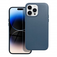 Apple iPhone 14 Pro Max Leather Mag Cover Indigo Blue Кейс
