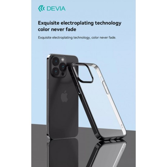 Apple iPhone 15 Pro Devia Glimmer Silver Кейс