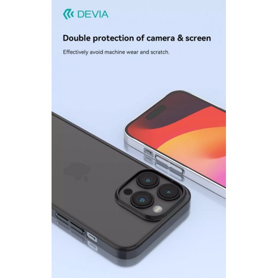 Apple iPhone 15 Pro Devia Glimmer Silver Кейс