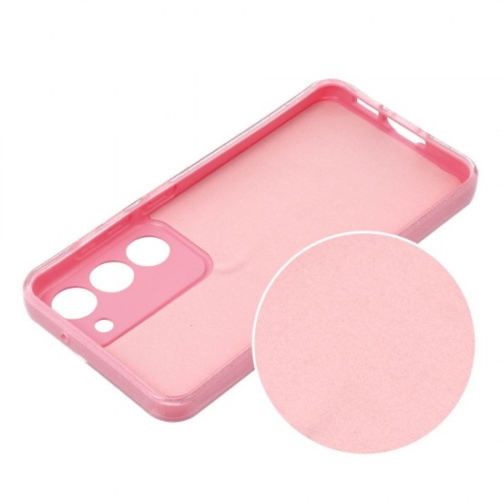 Samsung A56 5G Blink Clear Case 2mm Pink Кейс