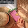 Samsung A15 Canvas Book Pink Кейс