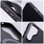 Samsung S25 Carbon Elite Mag Black Кейс