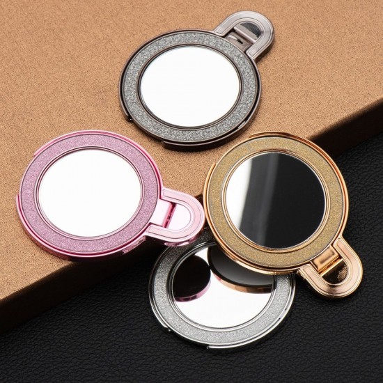 PT Circle Mirror Stick-on Black Стойка
