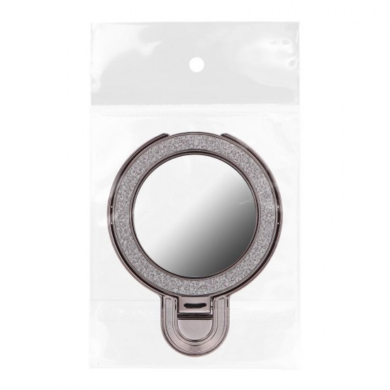 PT Circle Mirror Stick-on Black Стойка