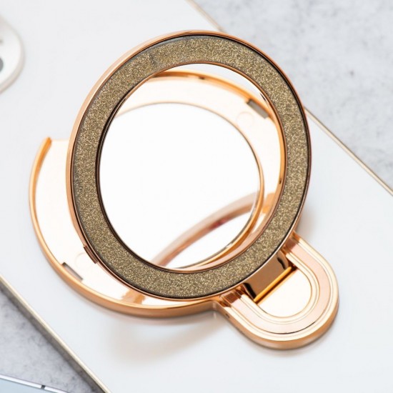 PT Circle Mirror Stick-on Gold Стойка