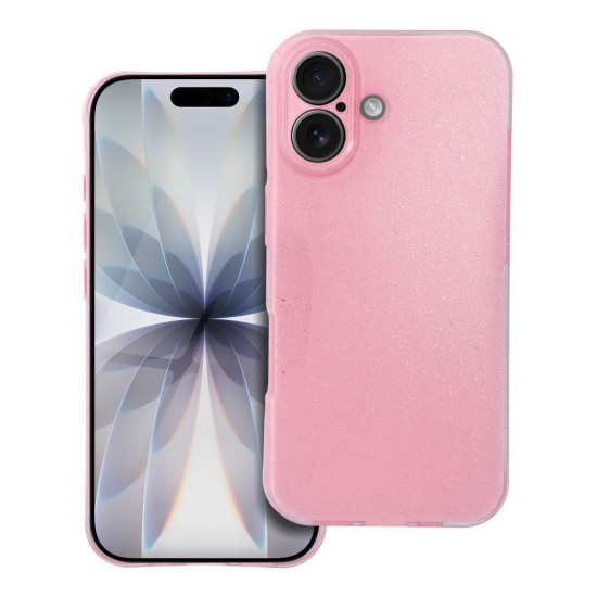 Apple iPhone 17 Clear 2mm Blink Pink Кейс