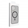 Samsung S25 Clear Mag Cover Black Glitter Кейс