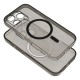 Samsung S25 Clear Mag Cover Black Glitter Кейс
