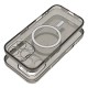 Samsung S25 Clear Mag Cover Black Glitter Кейс