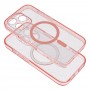 Samsung S25 Clear Mag Cover Pink Glitter Кейс Samsung S25 Clear Mag Cover Pink Glitter Кейс