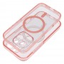 Samsung S25 Clear Mag Cover Pink Glitter Кейс Samsung S25 Clear Mag Cover Pink Glitter Кейс