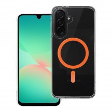 Samsung A16 Drop Glue Colorful Ring Mag Orange Кейс Samsung A16 Drop Glue Colorful Ring Mag Orange Кейс