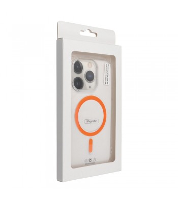Samsung A16 Drop Glue Colorful Ring Mag Orange Кейс