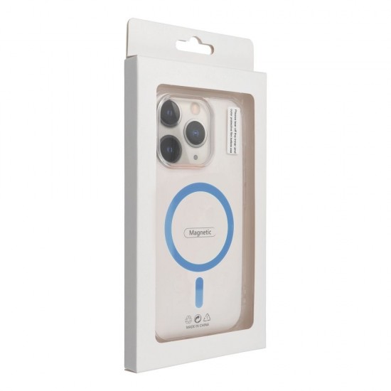 Samsung A56 Drop Glue Colorful Ring Mag Light Blue Кейс