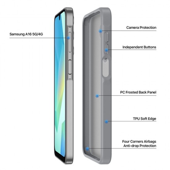 Samsung S25 Dux Ducis Yind Grey Кейс