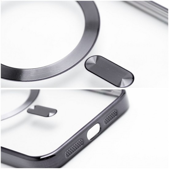 Samsung S25 Edge Electro Mag Cover Black Кейс