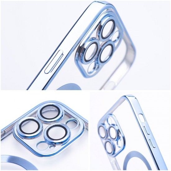 Samsung S25 Electro Mag Cover Blue Кейс