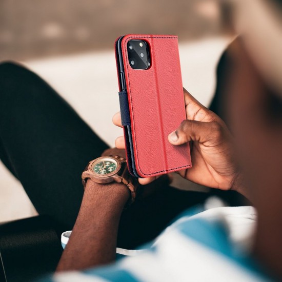 Samsung A25 5G Fancy Book Red/Navy Кейс