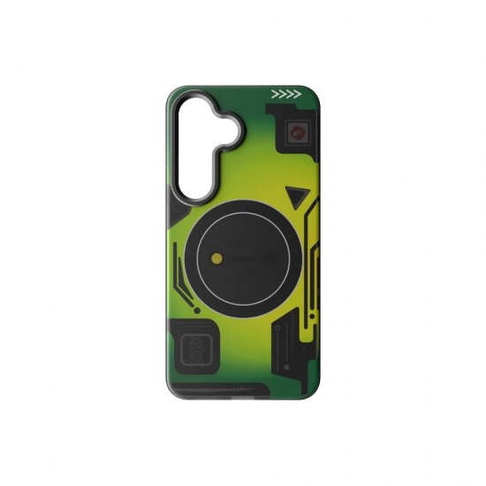 Samsung S25 Forcell F-Protect Cyber Green Кейс