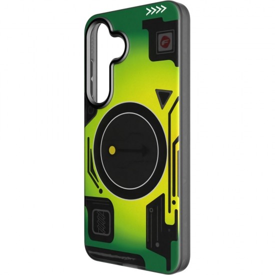 Samsung S25 Forcell F-Protect Cyber Green Кейс