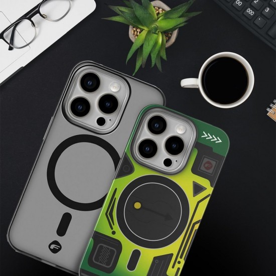 Samsung S25 Forcell F-Protect Cyber Green Кейс