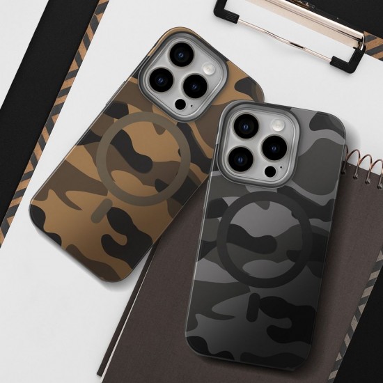 Samsung S25 Forcell F-Protect Desert Comuflage Кейс