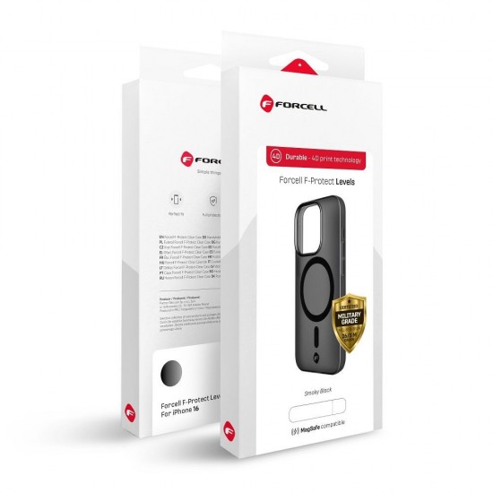 Samsung S25 Forcell F-Protect Smoky Black Кейс