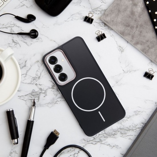 Samsung A56 Frame Mag Cover Black Кейс