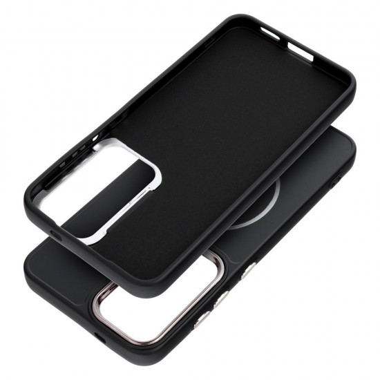 Samsung A56 Frame Mag Cover Black Кейс