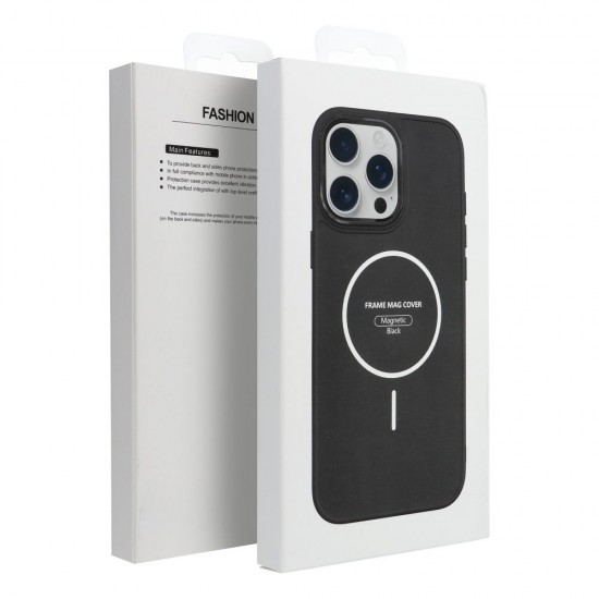 Samsung A56 Frame Mag Cover Black Кейс