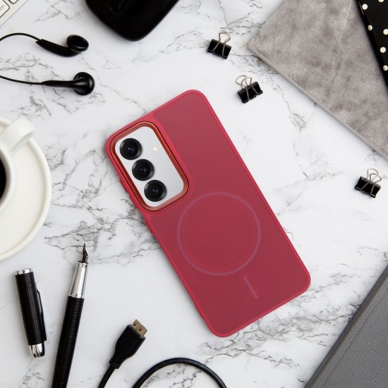 Samsung A36 Frame Mag Cover Magenta Кейс