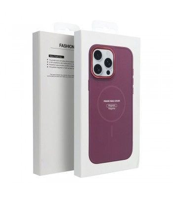 Samsung A16 Frame Mag Cover Magenta Кейс