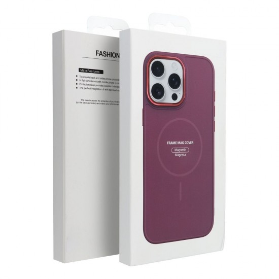Samsung A36 Frame Mag Cover Magenta Кейс