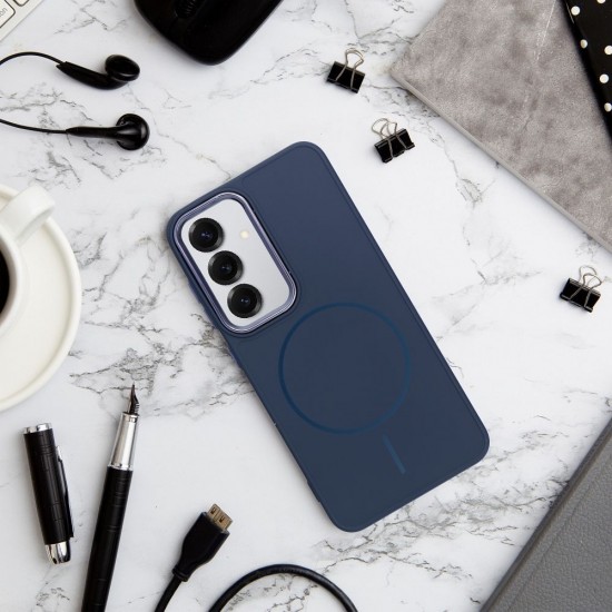 Samsung A36 Frame Mag Cover Navy Blue Кейс