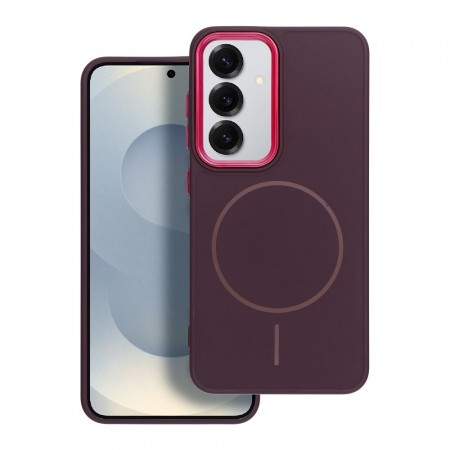 Samsung S25 Frame Mag Cover Purple Кейс