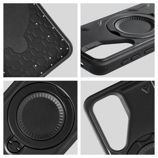 Samsung S25 Edge Frost Armor Black Кейс