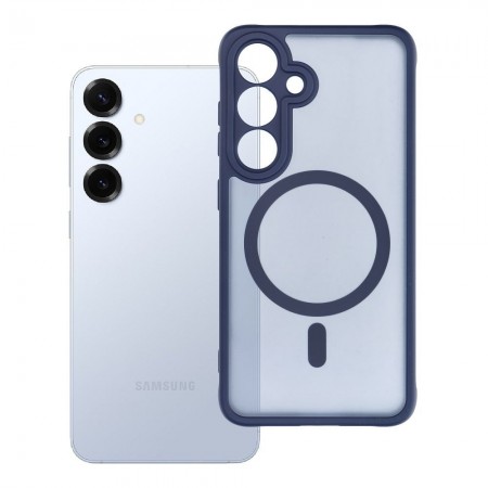 Samsung S25 Full Matte Mag Cover Blue Кейс