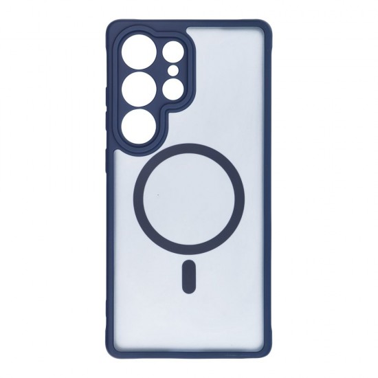 Samsung S25 Full Matte Mag Cover Blue Кейс