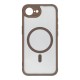 Samsung S25 Full Matte Mag Cover Brown Кейс