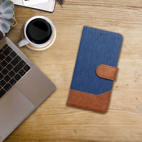 Samsung A17 Jeans Book Blue Кейс
