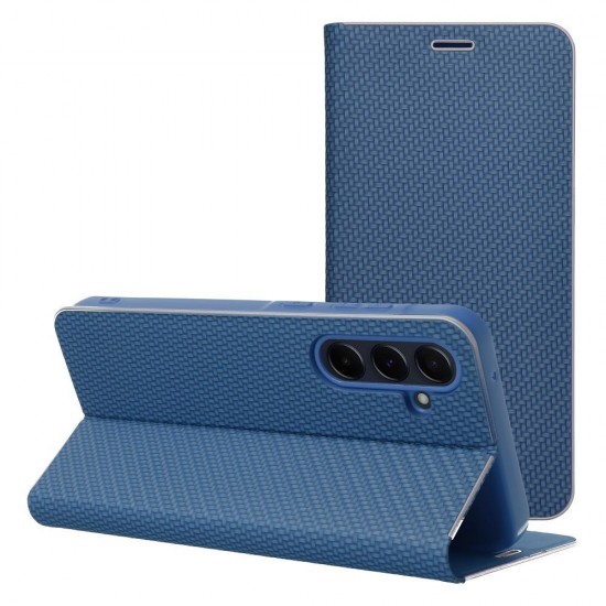 Samsung A17 Luna Book Carbon Blue Кейс