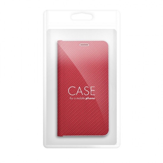 Samsung A36 5G Luna Book Carbon Red Кейс