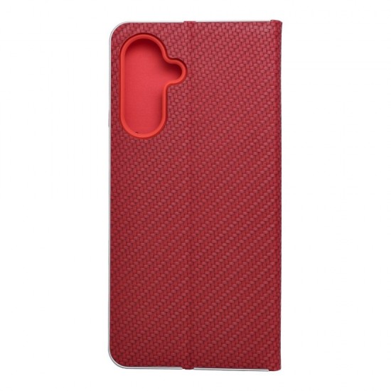 Samsung A36 5G Luna Book Carbon Red Кейс