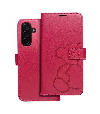 Samsung A26 5G Mezzo Book Teddy Bear Magenta Кейс