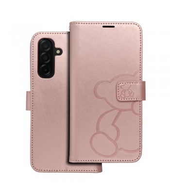 Samsung A26 5G Mezzo Book Teddy Bear Rose Gold Кейс